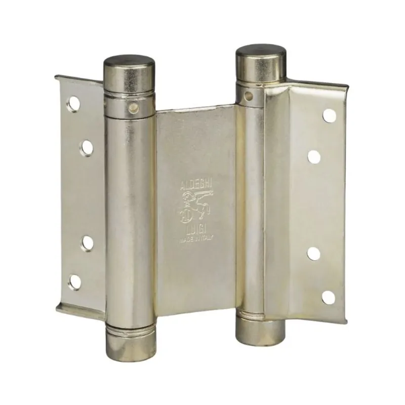 Lage Kosten Cerniera Bommer 101 Aldeghi per porta, doppia azione, altezza 150 mm, Acciaio finitura Nichelato