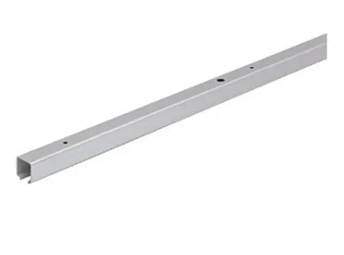 Veilige Betaling Binario superiore 9 193 573 Hettich in aluminio, per anta pieghevole, lunghezza 2000 mm, finitura Argento