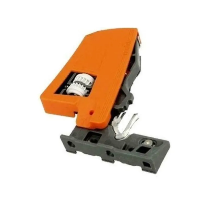 Frizione di fissaggio T51.7601 Blum per guida Movento, Sinistro, Plastica finitura Arancione e Grigio Uitverkoop