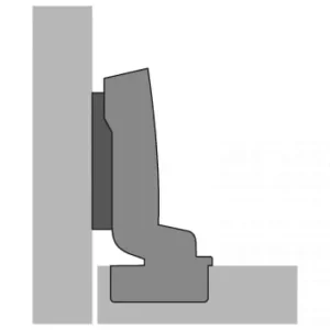 Laatste Versie Cerniera scodellino ALTA TH 52 Hettich 9 091 420, per Sensys 8631i, da avvitare ammortizzata, base -4 mm, TH 52, apertura 95 gradi