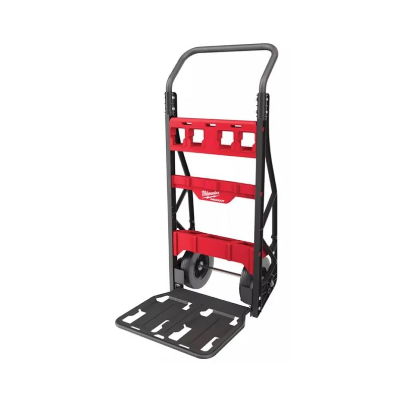 Gereduceerde Prijs Carrello portautensili Packout Milwaukee, due ruote, base richiudibile, portata 180 Kg, dimensione 290x1200x510 mm
