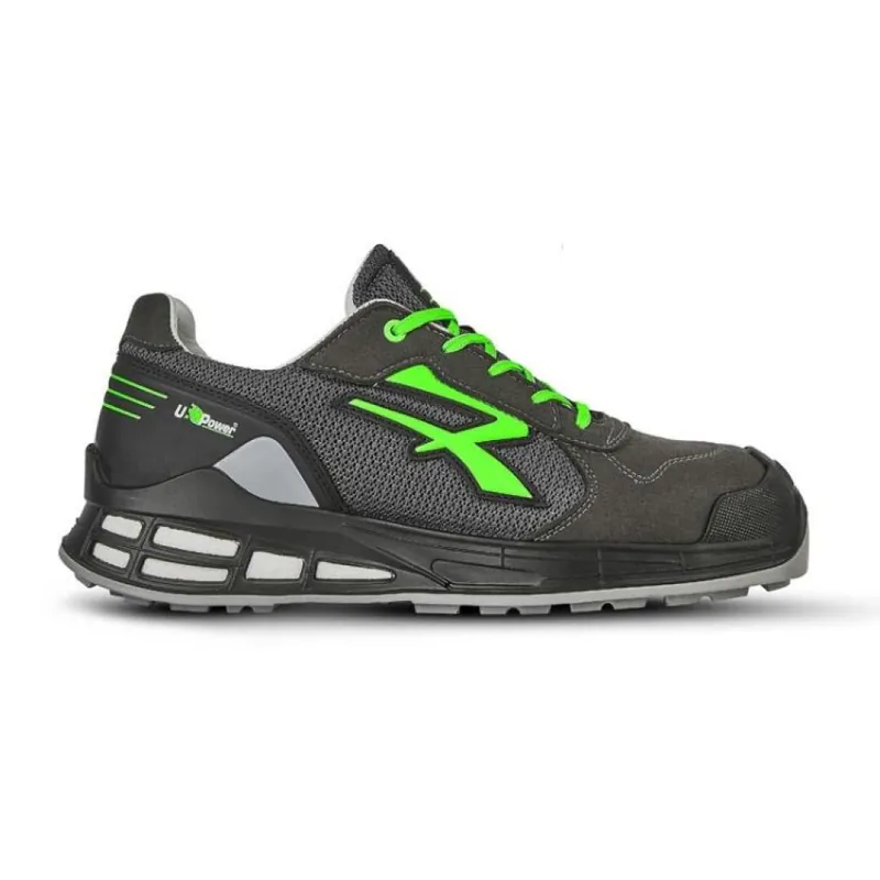 Lage Prijs Scarpa antinfortunistica U Power Egon bassa, linea Red Premium, classe protezione S1P ESD SRC, tomaia traspirante e microfibra, numero 45