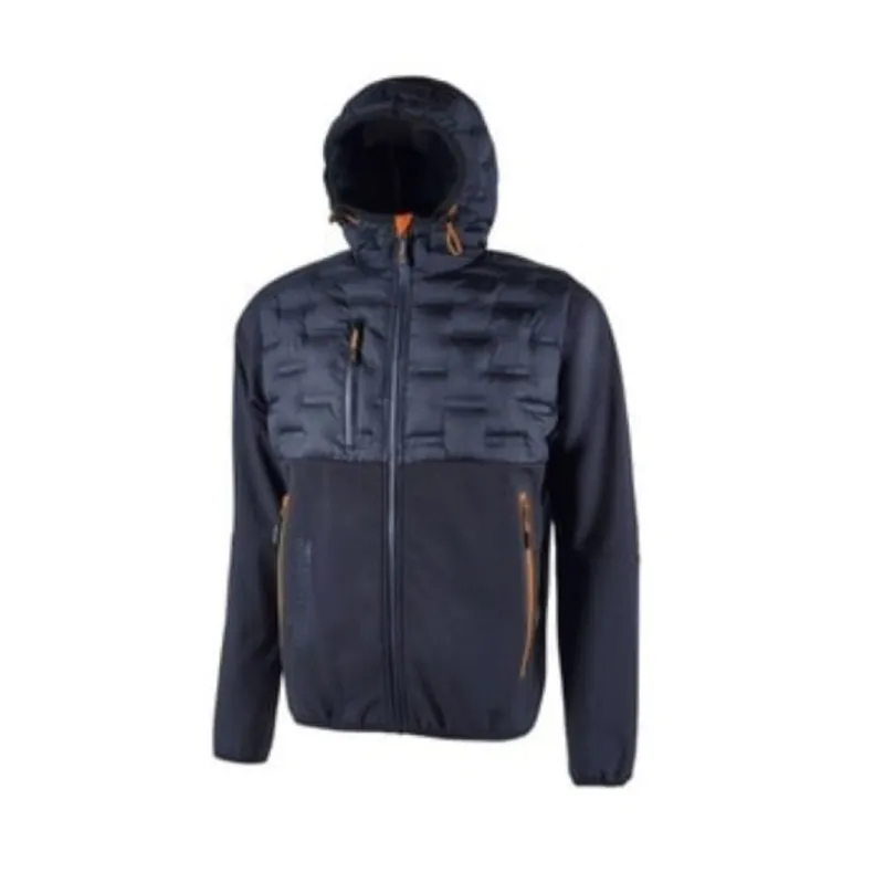 Gratis Retour Giacca U Power Spock da lavoro, linea Future, antivento, idrorepellente, interno in nylon e micropile, taglia 4XL, colore Deep Blu