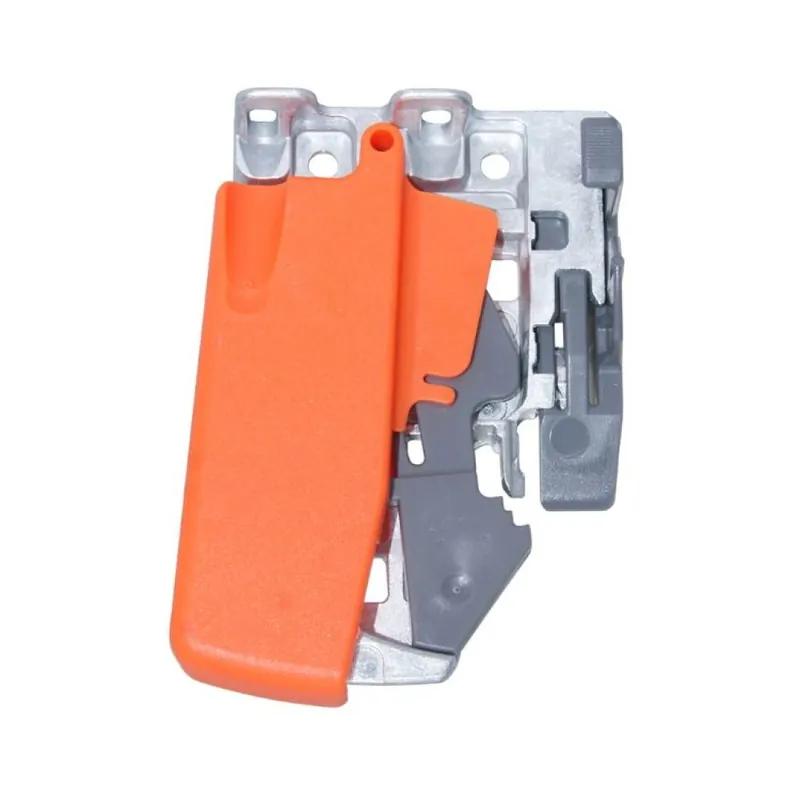 Bestel Nu Frizione di fissaggio T51.1700.04 Blum per guida Tandem, Destro, Plastica finitura Arancione e Grigio