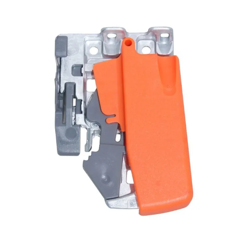 Tijdelijk Beschikbaar Frizione di fissaggio T51.1700.04 Blum per guida Tandem, Sinistro, Plastica finitura Arancione e Grigio