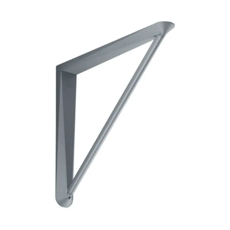 Must-Have Reggimensola Ms01437 Confalonieri per piani in legno, dimensione 350x350x46 mm, Zama finitura Argento Metallizzato