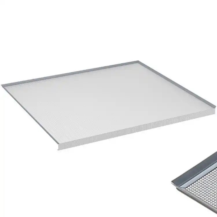 Sottolavello Serie 9 Volpato con guarnizioni basse, corpo mobile 450 mm, materiale Alluminio Quadrettato Seizoensaanbieding