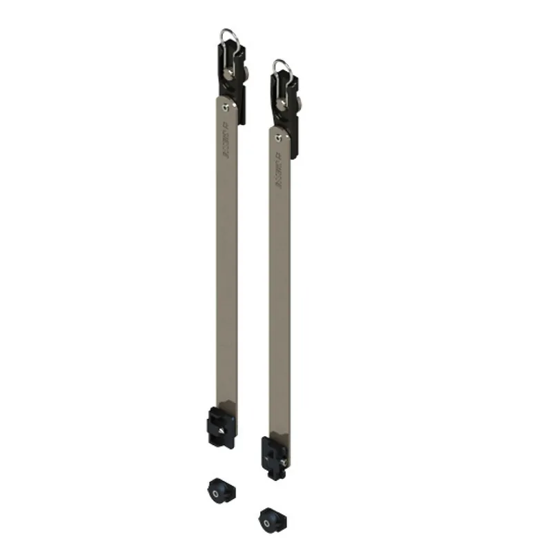 Braccio limitatore Rallenty 02044 Giesse, per anta e vasistas, profilo Erre 50, lunghezza asta 250 mm, Acciaio Inox Laatste Versie