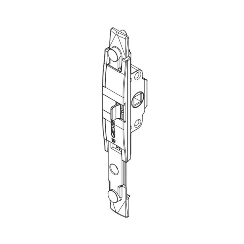 Veilige Betaling Movimentazione martellina DK 09752 Giesse, per anta ribalta scorrevole GS1000, versione destra, Zama finitura Silver