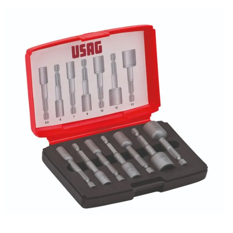 Cassetta assortita 7 pezzi 664 B/S7 Usag per vite, con inserti magnetici a bussola Direct Beschikbaar