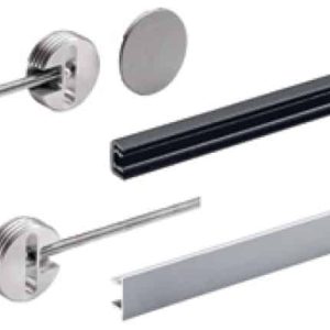 Kit asta di raddrizzamento Hettich 9 117 303 per scorrevole, rasabile, lunghezza 2000 mm, altezza anta 2600 mm Beperkte Voorraad