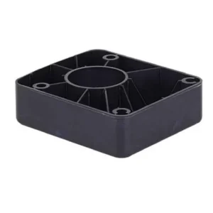 Finale Uitverkoop Base rettangolare per piedini cucina Nero