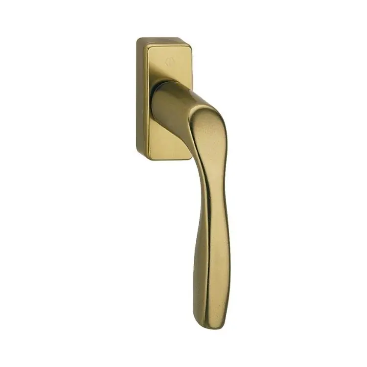 Maniglia martellina Dk Milano Hoppe per serramento, lunghezza quadro 7x35 mm, Alluminio finitura Bronzo F4 Nieuw