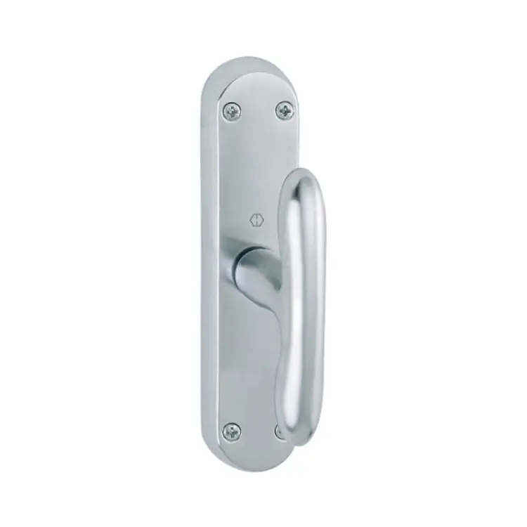 Nieuw Cremonese Verona Hoppe per serramento, impugnatura a croce, lunghezza quadro 7x60, Ottone finitura Cromo Satinato Resista F41-R