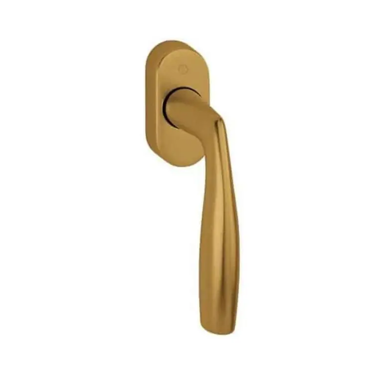 Beste Prijs Maniglia martellina Dk Vitoria Hoppe per serramento con Secustik e Variofit, lunghezza quadro 7x32-42 mm, Alluminio finitura Bronzo F4
