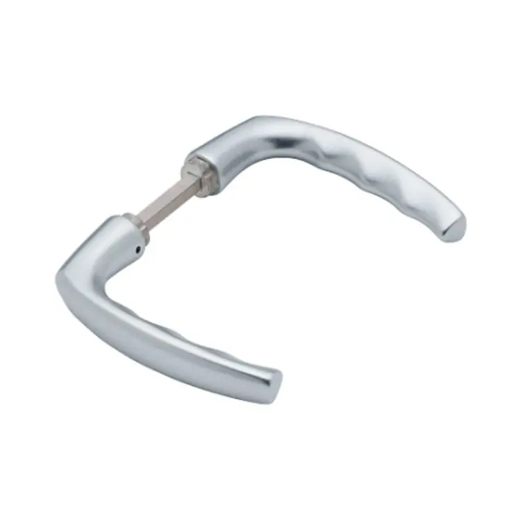 Nieuw Maniglia Atlanta Hoppe per porta interna, senza rosetta e bocchetta, quadro 8 mm, spessore porta 35-45 mm, Alluminio finitura Argento F1