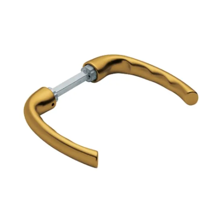 Premium Maniglia Tokyo Hoppe per porta interna, senza rosetta e bocchetta, quadro 8 mm, spessore porta 68-72 mm, Alluminio finitura Bronzo F4