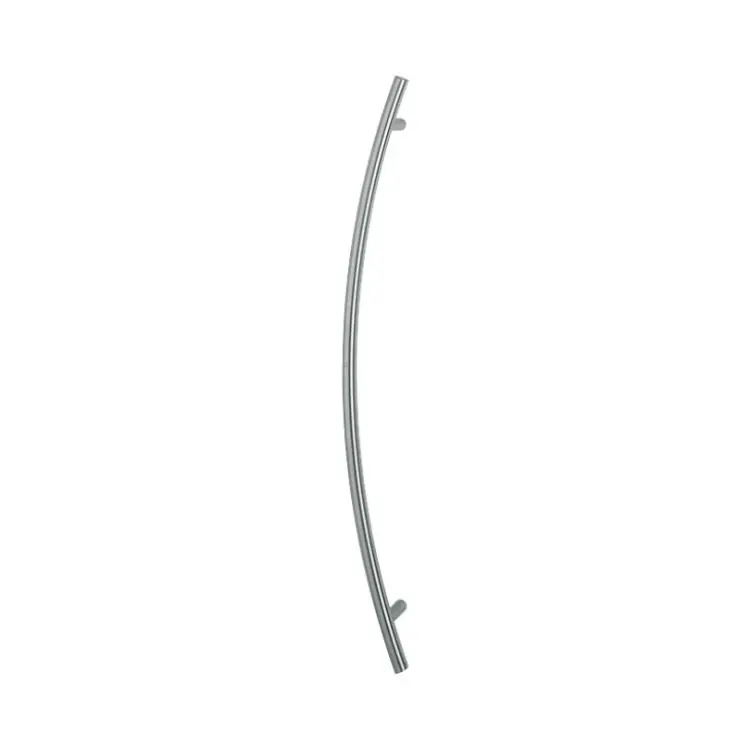 Maniglione zancato E5511 Hoppe per porta, interasse 1000 mm, lunghezza 1200 mm, diametro 30 mm, Acciaio Inox finitura Satinato F69 Finale Uitverkoop