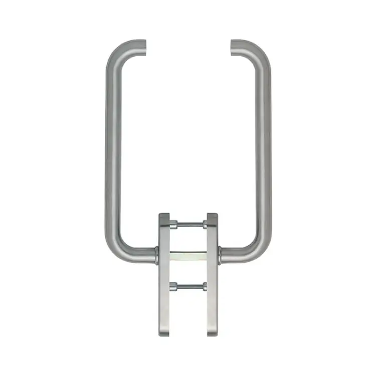 Rechtstreeks Van De Fabrikant Maniglione a coppia Paris Hoppe per alzante scorrevole, versione foro Yale, spessore porta 75-80 mm, Acciaio Inox finitura Satinato F69