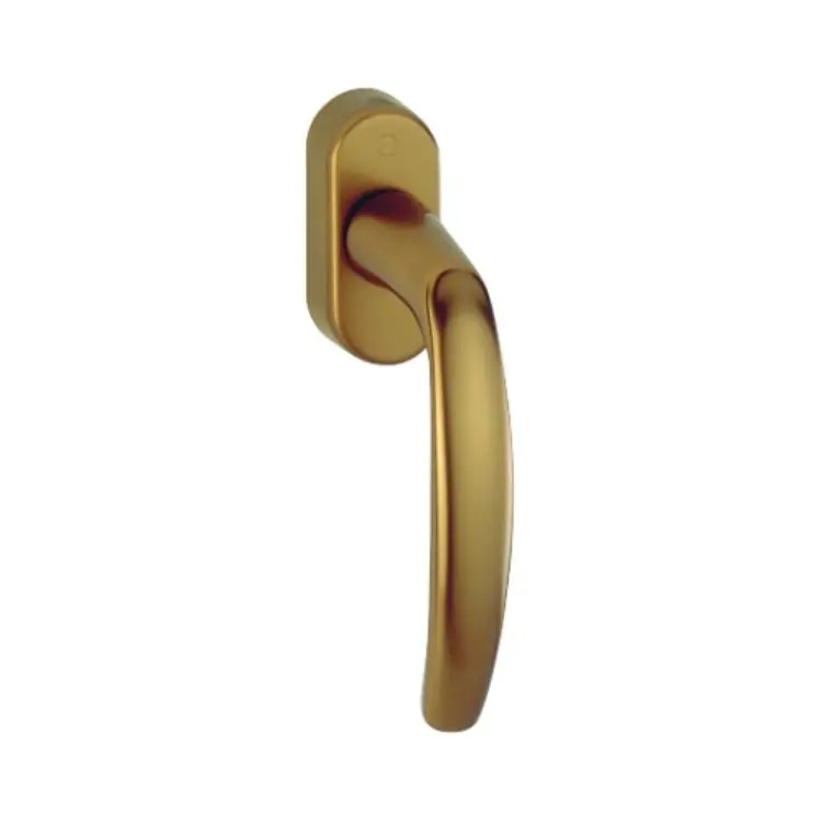Lage Kosten Maniglia martellina Dk Atlanta Hoppe per serramento, lunghezza quadro 7x35 mm, Alluminio finitura Bronzo F4