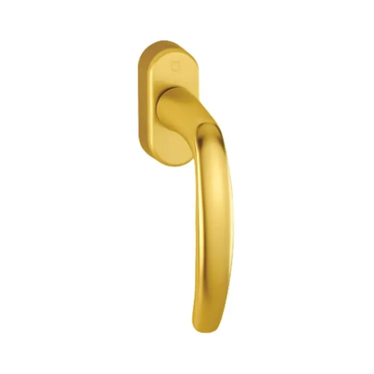 Maniglia martellina Dk Atlanta Hoppe per serramento, lunghezza quadro 7x35 mm, Alluminio finitura Oro F3 Direct Beschikbaar