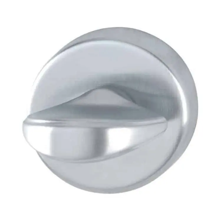 Nottolino M547/42KS Hoppe per limitatori di apertura, rosetta diametro 52 mm, Ottone finitura Cromo Satinato Resista F41-R Bestseller