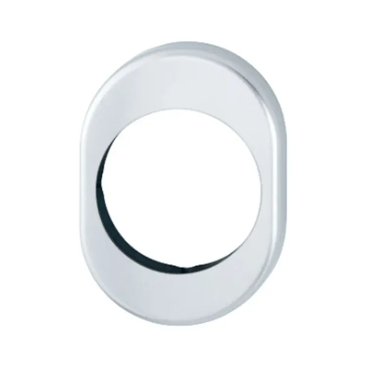 Snelle Levering Bocchetta 830S Hoppe per porta Blindata, foro Defender 50 mm, dimensione 86x62 mm, Alluminio finitura Argento F1