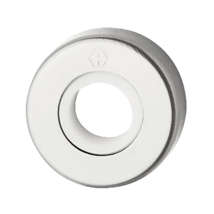 Rosetta tonda 88K Hoppe per porta, diametro 44x9 mm, Alluminio finitura Bianco F9010 Favoriet