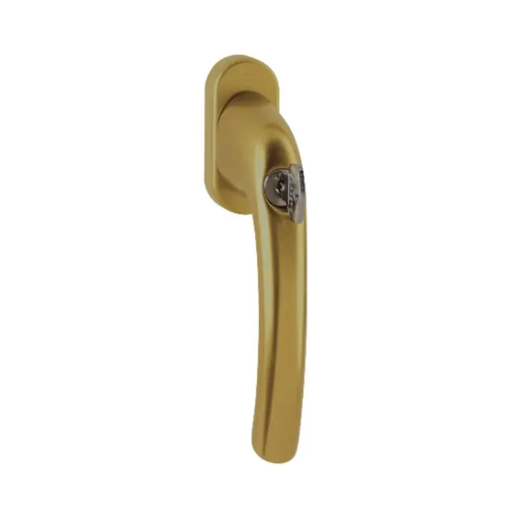 Voordeelprijs Maniglia martellina Dk Tokyo Hoppe per serramento con chiave, lunghezza quadro 7x45 mm, Alluminio finitura Bronzo F4