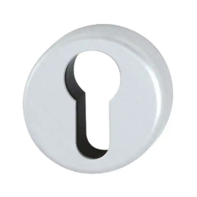 Bocchetta tonda 88KS Hoppe per porta, foro Yale, diametro 44x9 mm, Alluminio finitura Argento F1 Snelle Levering