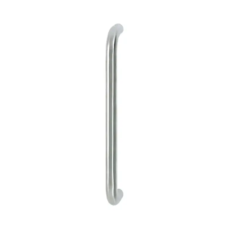 Koop Online Maniglione diritto E5000 Hoppe per porta, interasse 350 mm, diametro 25 mm, Acciaio Inox finitura Satinato F69