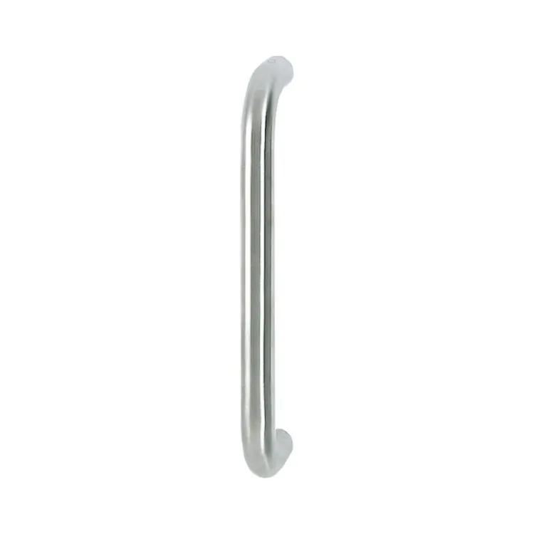 Maniglione diritto E5000 Hoppe per porta, interasse 350 mm, diametro 30 mm, Acciaio Inox finitura Satinato F69 Bestel Nu
