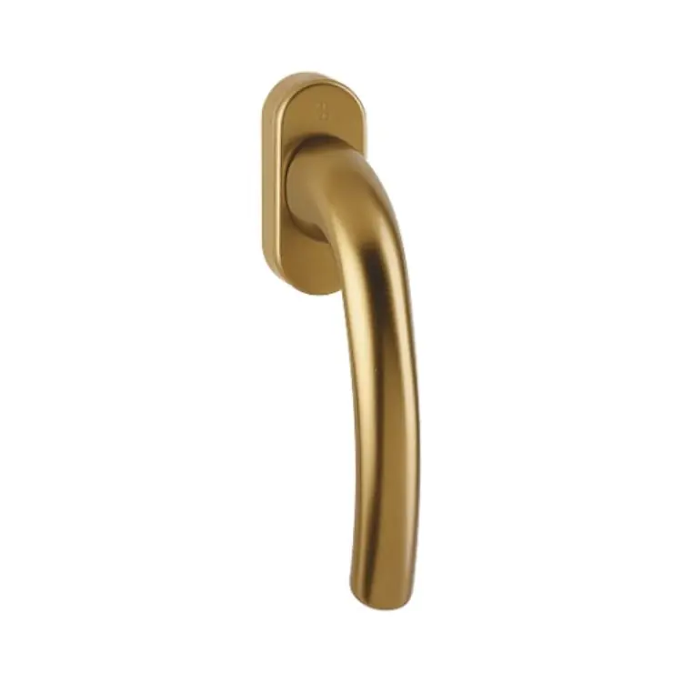 Maniglia martellina Dk Tokyo Hoppe per serramento, lunghezza quadro 7x35 mm, Alluminio finitura Bronzo F4 Rechtstreeks Van De Fabrikant