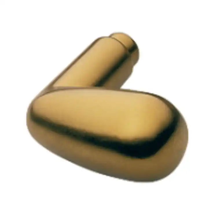 Hoge Kwaliteit Maniglia Uovo 33 Hoppe per porta, parte femmina, versione quadro 8 mm, Alluminio finitura Bronzo F4