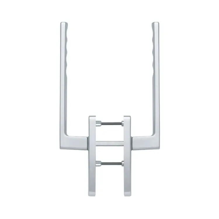 Actieprijs Maniglione a coppia Toulon Hoppe per alzante scorrevole, versione foro Yale, spessore porta 75-80 mm, Alluminio finitura Argento F1