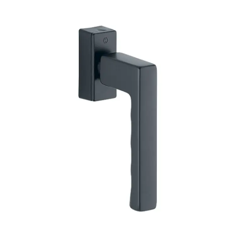 Maniglia martellina Dk Toulon Hoppe per serramento con Secuforte e Variofit, 4 scatti, lunghezza quadro 7x32-42 mm, Alluminio finitura Nero Opaco F9714M Aanbieding