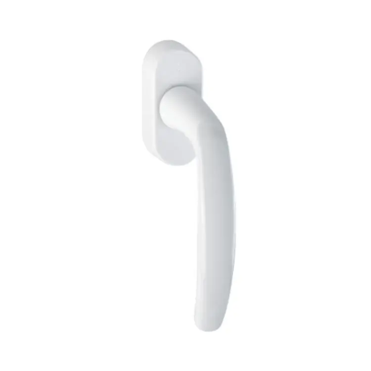 Maniglia martellina Dk Atlanta Hoppe per serramento, lunghezza quadro 7x32-42 mm, Alluminio finitura Bianco Traffico F9016 Seizoensaanbieding