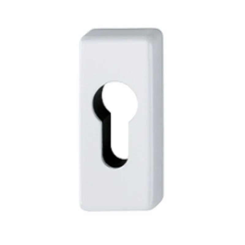 Bocchetta 844PS Hoppe per porta Blindata, foro Yale, Alluminio finitura Bianco Opaco F9016M Actieprijs