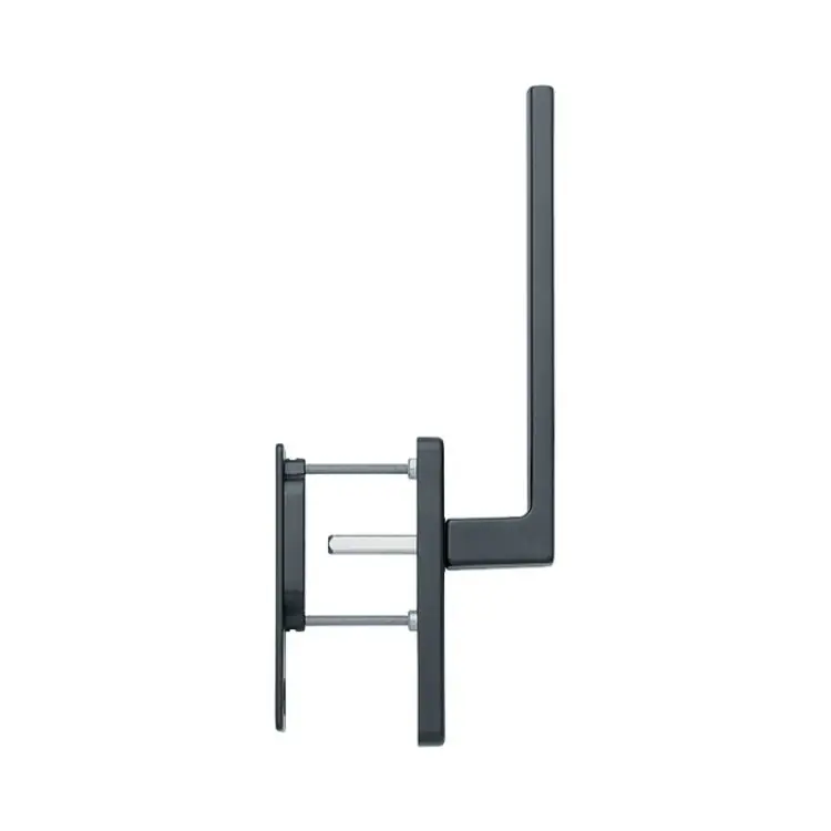 Maniglione singolo Austin Hoppe per alzante scorrevole, con nicchia esterna, spessore porta 75-80 mm, Alluminio finitura Nero Opaco F9714M Speciale Aanbieding