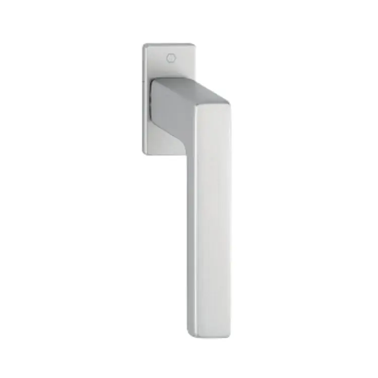 Betrouwbaar Maniglia martellina DK Austin Hoppe per serramento, rosetta bassa, lunghezza quadro 7x35 mm, Alluminio finitura Cromo Satinato F94-1
