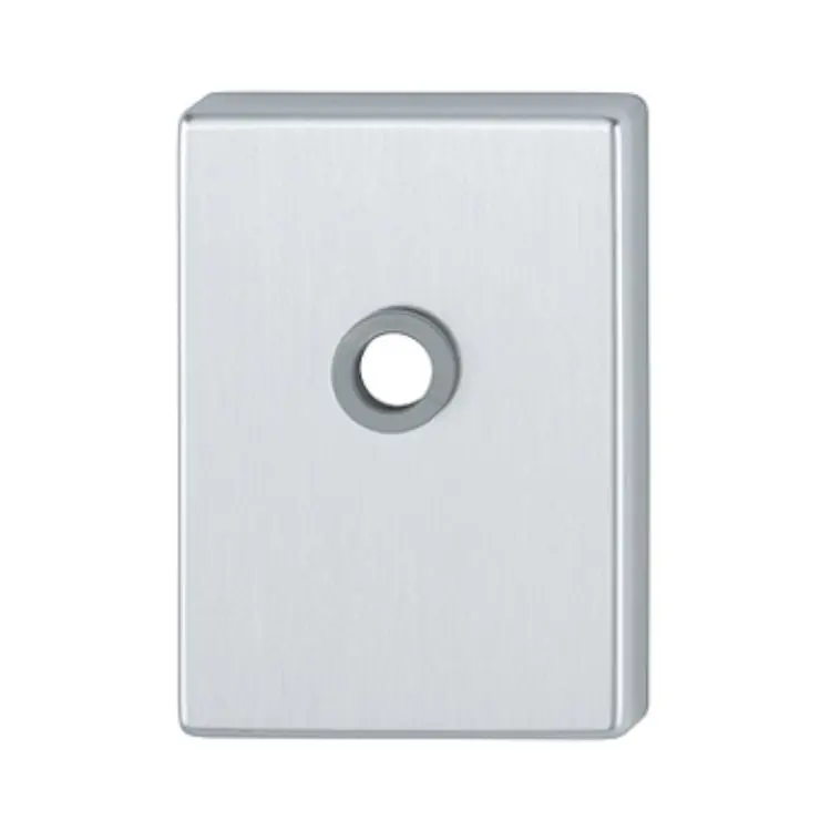 Bocchetta 834S Hoppe per porta Blindata, foro codolo, dimensione 86x62 mm, Alluminio finitura Argento F1 Nu Kopen