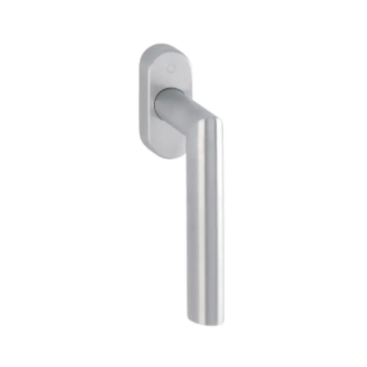 Shop Nu Maniglia martellina Dk Amsterdam Hoppe per serramento, lunghezza quadro 7x37 mm, Acciaio Inox finitura Satinato F69