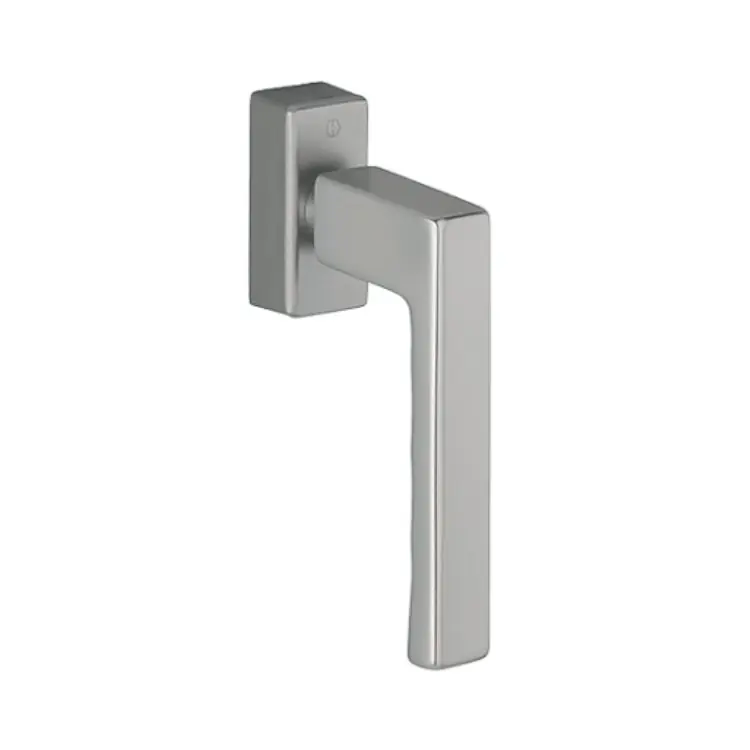 Beperkte Voorraad Maniglia martellina Dk Toulon Hoppe per serramento con Secuforte e Variofit, 8 scatti, lunghezza quadro 7x32-42 mm, Alluminio finitura Titanio F9