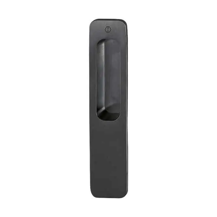 Maniglietta da incasso per alzanti scorrevoli Hoppe, in Ottone, finitura Nero Satinato Resista ® Direct Beschikbaar