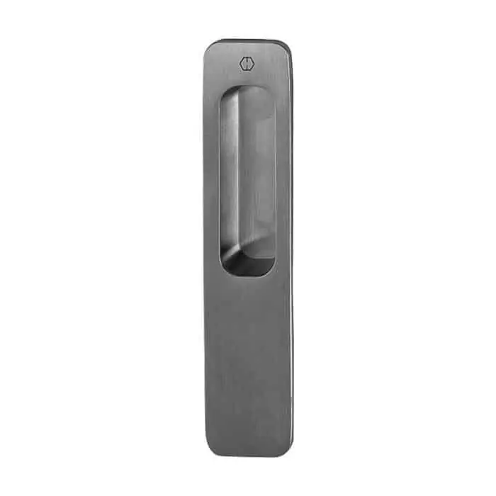 Lage Prijs Maniglietta da incasso per alzanti scorrevoli Hoppe, in Ottone, finitura Antracite Satinato Resista ®