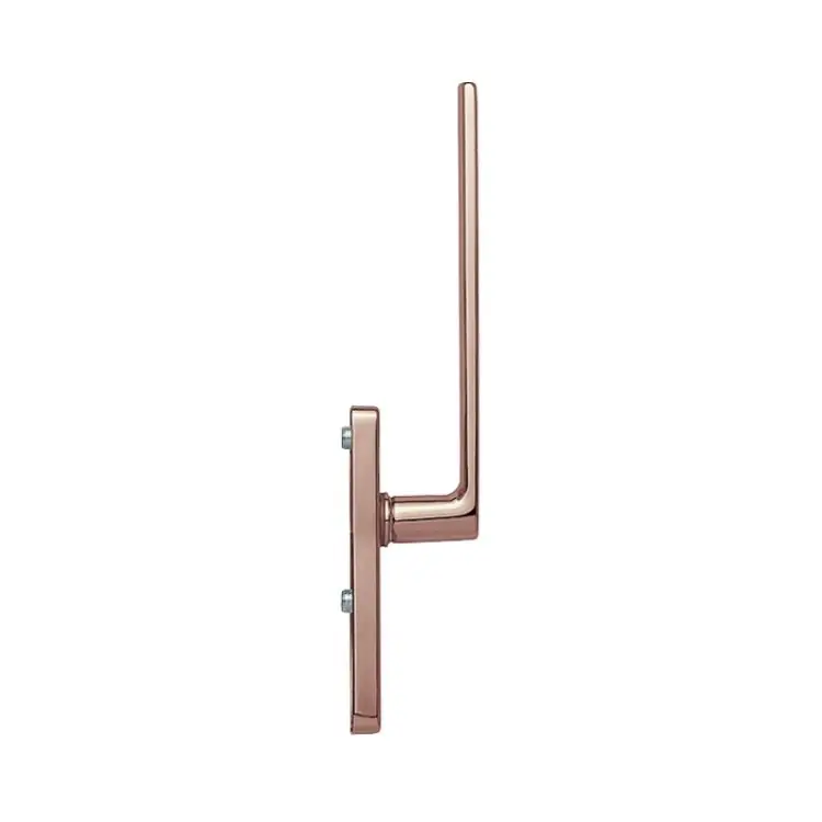 Weekendaanbieding Maniglione singolo Los Angeles Hoppe per alzante scorrevole, lato interno, Ottone finitura Rame Lucido Resista F84-R