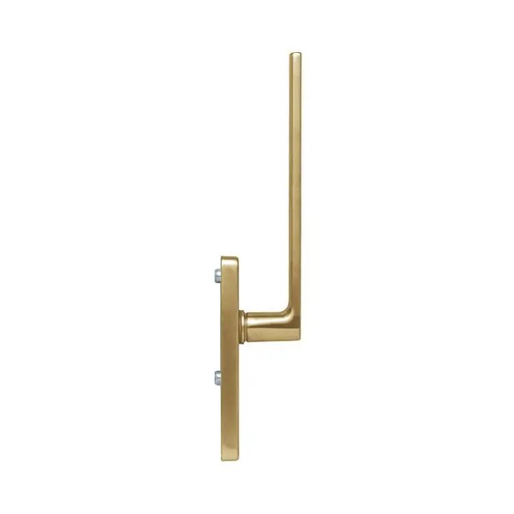 Maniglione singolo Los Angeles Hoppe per alzante scorrevole, lato interno, Ottone finitura Satinato Resista F78-1-R Alleen Vandaag