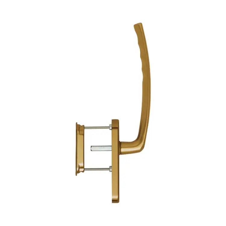 Goedkoop Maniglione singolo Atlanta Hoppe per alzante scorrevole, con nicchia esterna, spessore porta 75-80 mm, Alluminio finitura Bronzo F4
