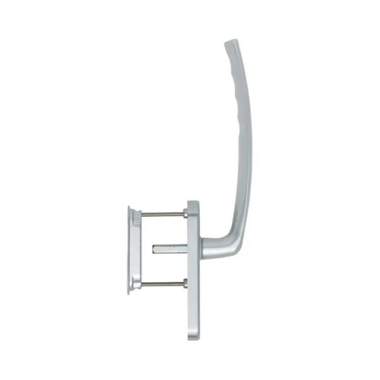Fabrieksprijs Maniglione singolo Atlanta Hoppe per alzante scorrevole, con nicchia esterna, spessore porta 75-80 mm, Alluminio finitura Argento F1