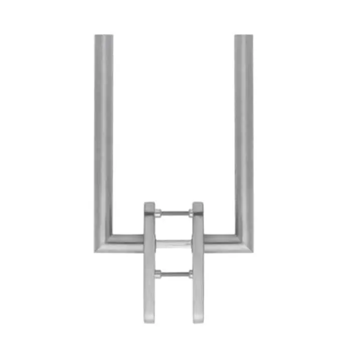 Tijdelijk Beschikbaar Maniglione a coppia Amsterdam Hoppe per alzante scorrevole, versione foro Yale, spessore porta 75-80 mm, Acciaio Inox finitura Satinato F69